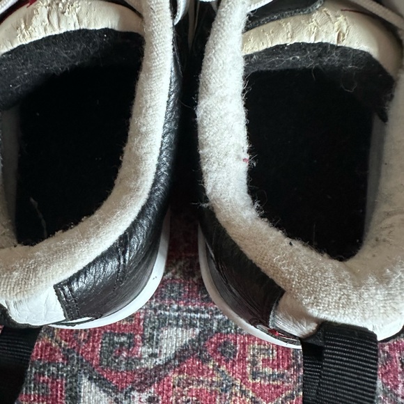 Vintage Nike Air Black White Red Skater Tennis Shoes men’s size 12 - Picture 8 of 16